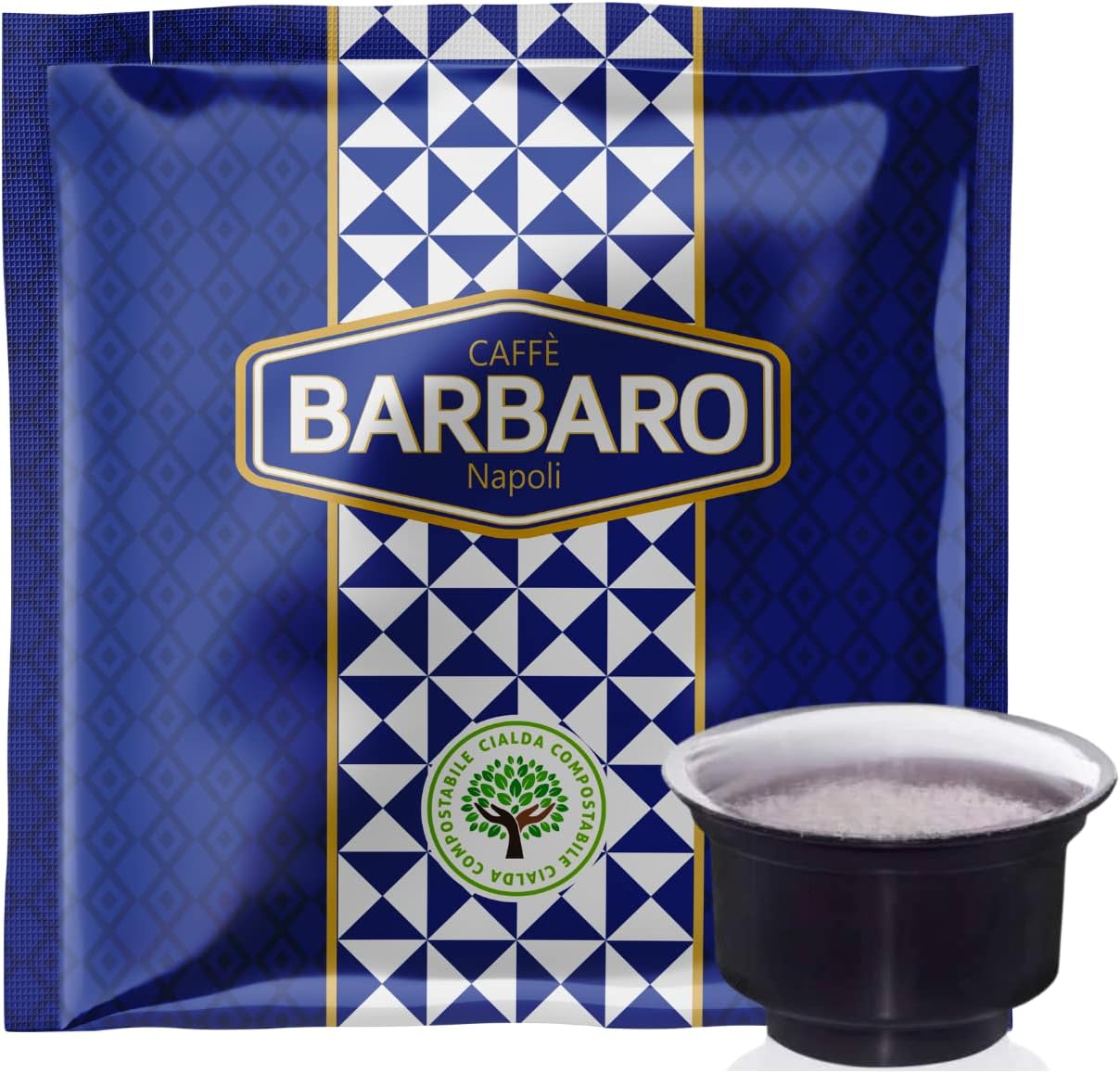 Capsule Caffè Barbaro compatibili con macchine da caffè a marchio Caffitaly®* - Cremoso Napoli - 100 pezzi