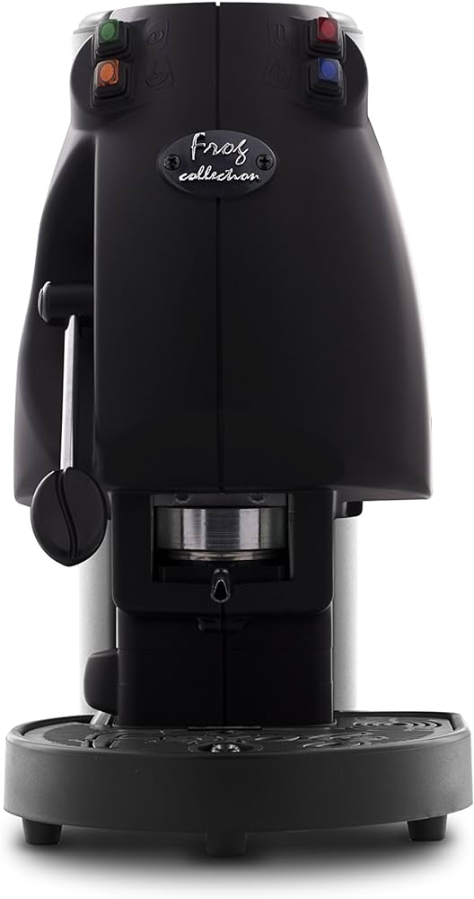 Macchina da Caffè a Cialde Didiesse Frog Collection 650 W, Nero Scuro + 50 cialde Barbaro in omaggio