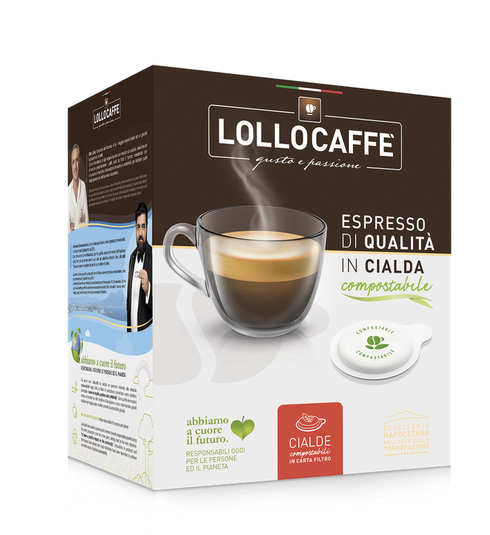 Cialde Lollo Caffè filtrocarta ESE 44mm - Miscela Classica - 150 cialde
