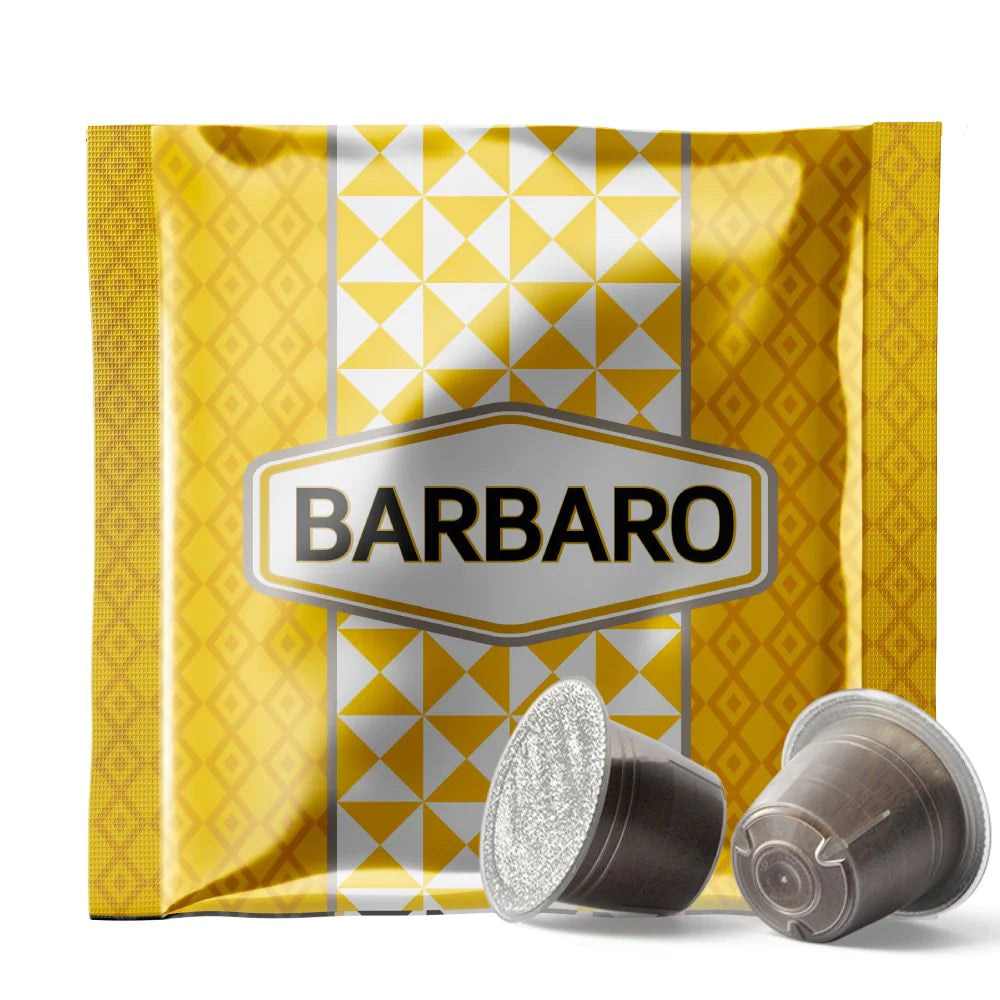 Capsule Caffè Barbaro compatibili con macchine da caffè a marchio Nespresso®* - Oro Delicato - 100 capsule